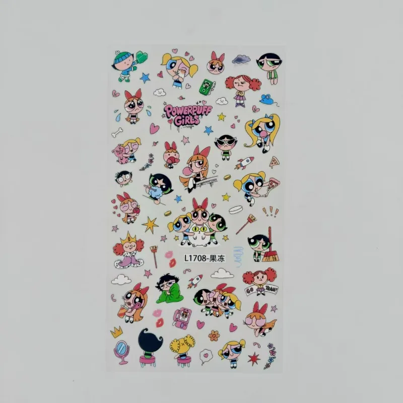 Powerpuff Girls Stickers Water - Model Kit Anime Girl 评论和价格
