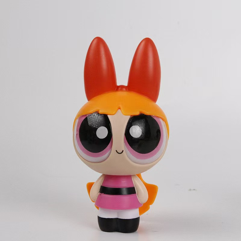 Powerpuff Girls PVC Figure Set - Model Kit Anime Girl 评论和价格