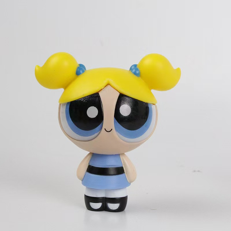 Powerpuff Girls PVC Figure Set - Model Kit Anime Girl 评论和价格