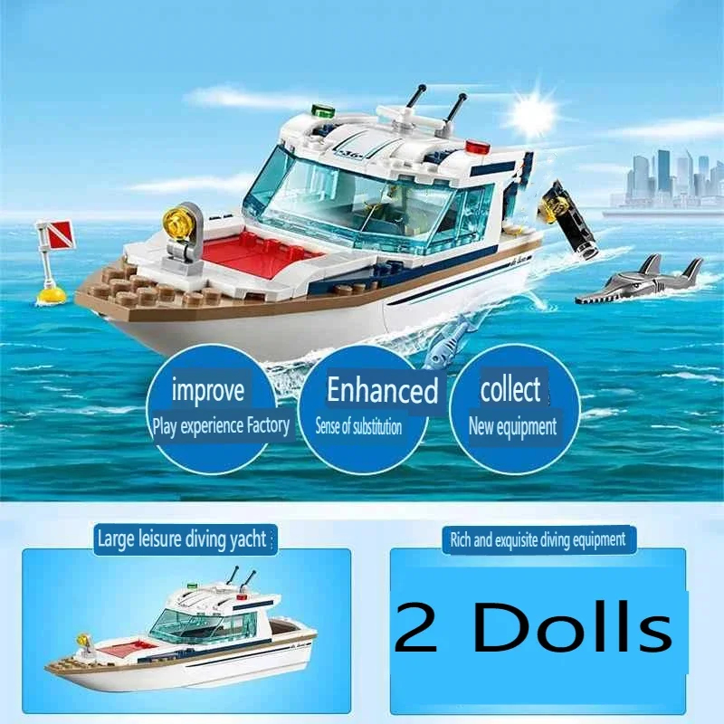 City Series 60221 Sunshine Div - Model Kit Yacht 评论和价格