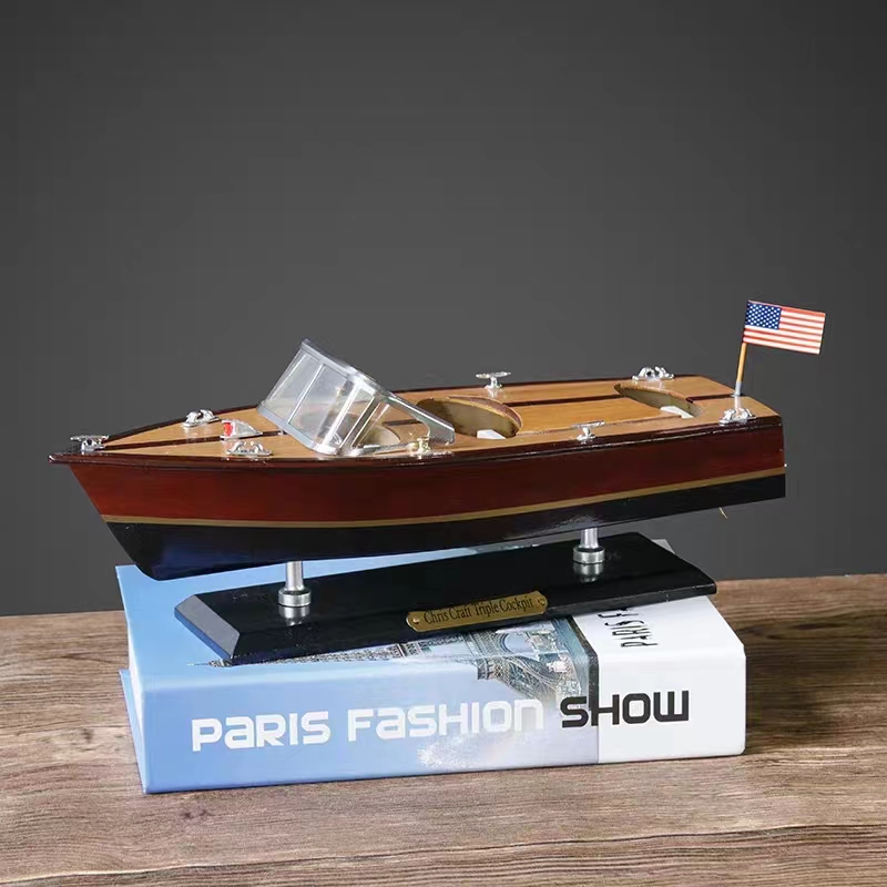 Chris 235 Wood Speed Boat Mode - Model Kit Yacht 评论和价格