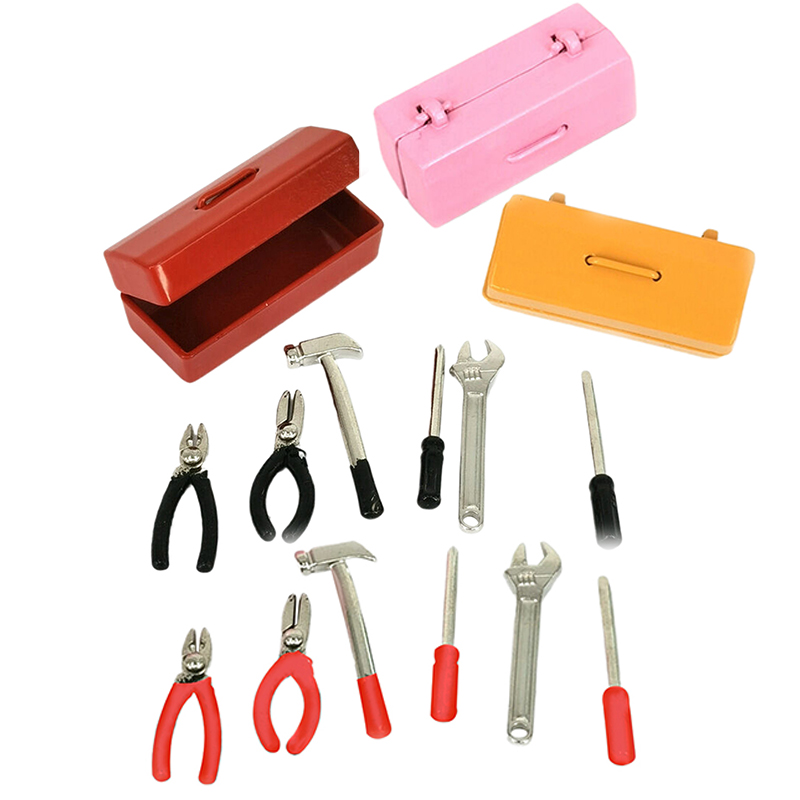 1Set Dollhouse Miniature Toolb - Model Kit Fantasy 评论和价格