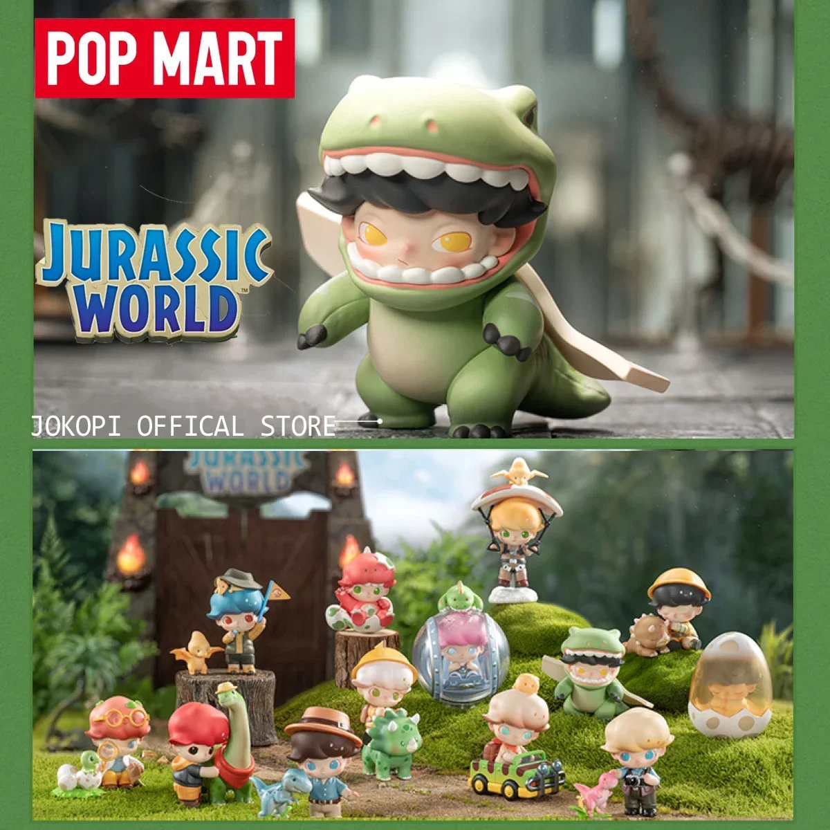 POP MART DIMOO Jurassic World  - Model Kit Anime Girl 评论和价格